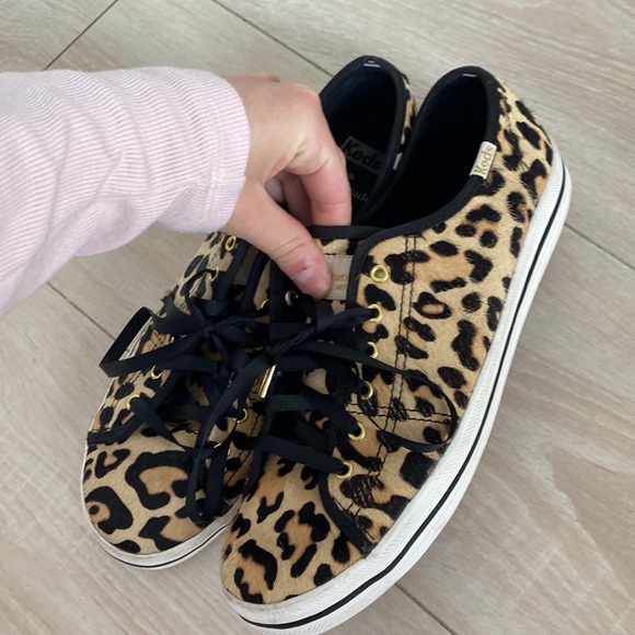 Kate spade x Keds leopard print sneakers - Picture 2 of 6